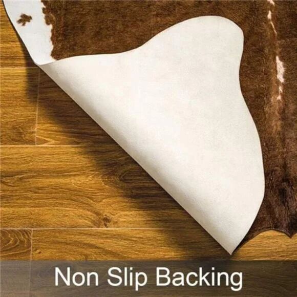 Premium Faux Cowhide Rug 110 x70 cm/3.6 x 2.3 feet, Durable and Large Size Cow - Picture 4 of 6